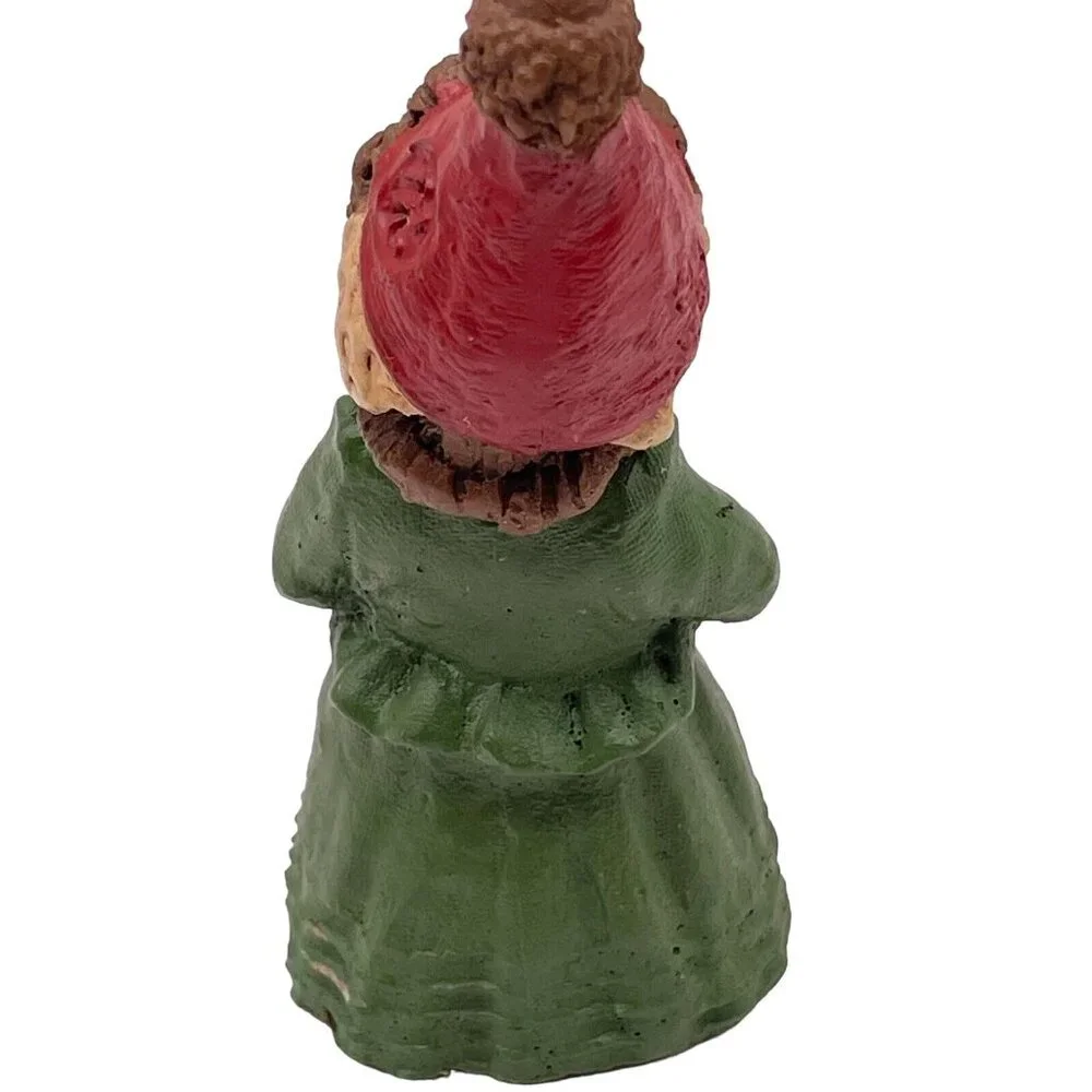 Set Of 2 Tom Clark 1987 Christmas‎ Caroling Gnomes Red Green # 62 & 72 Figurines